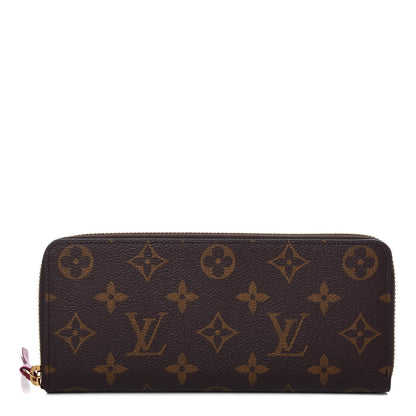 Louis Vuitton Monogram Clemence Wallet Fuchsia 1 of 7