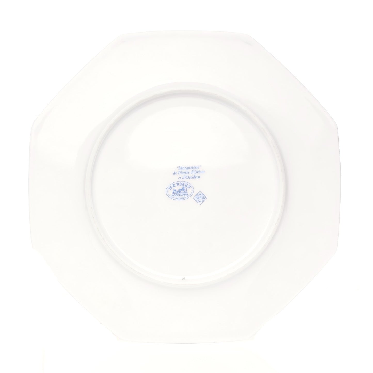 Porcelain Marqueterie de Pierres d'Orient et d'Occident Salad Plate