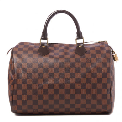 Louis Vuitton Damier Ebene Speedy 30 1 of 8