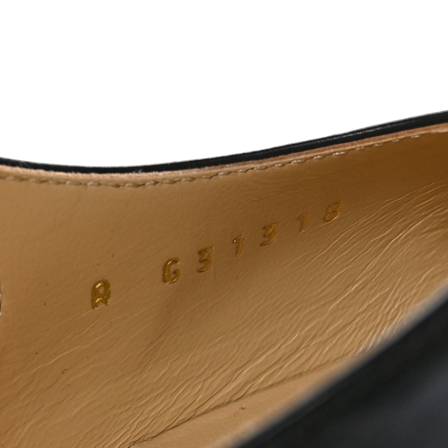 Goatskin Grosgrain Cap Toe CC Slingback Sandals 36.5 Black