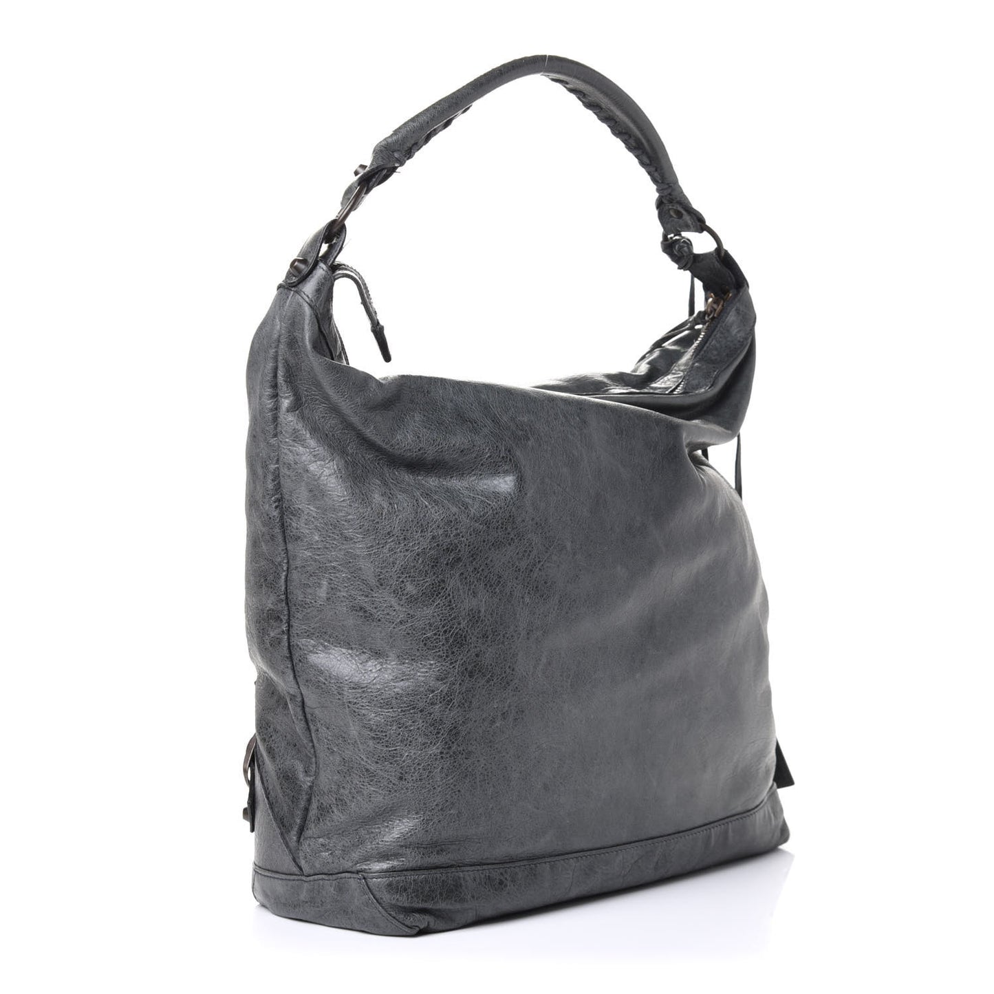 Agneau Classic Hardware Day Hobo Anthracite