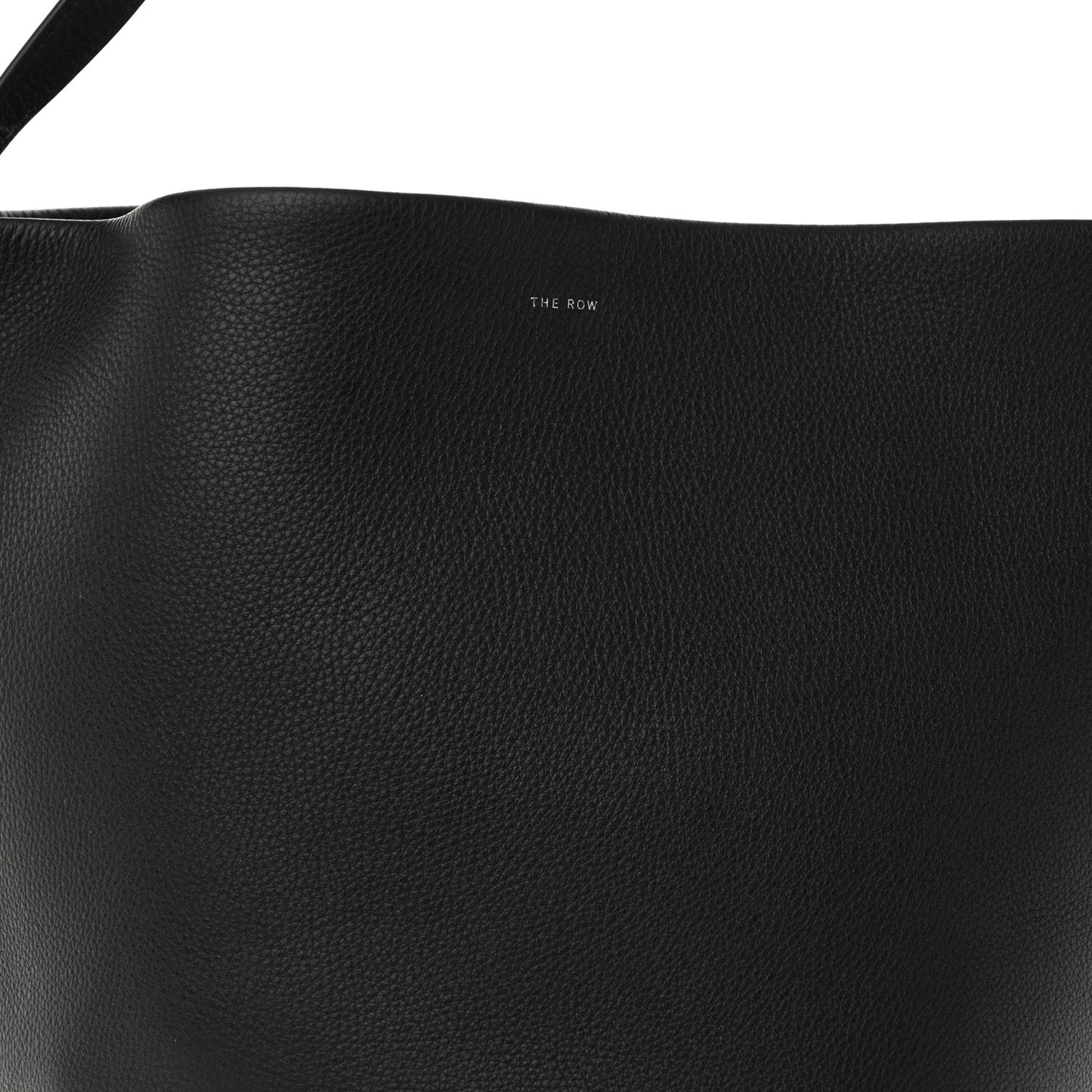 Grained Calfskin Large N/S Park Tote Black