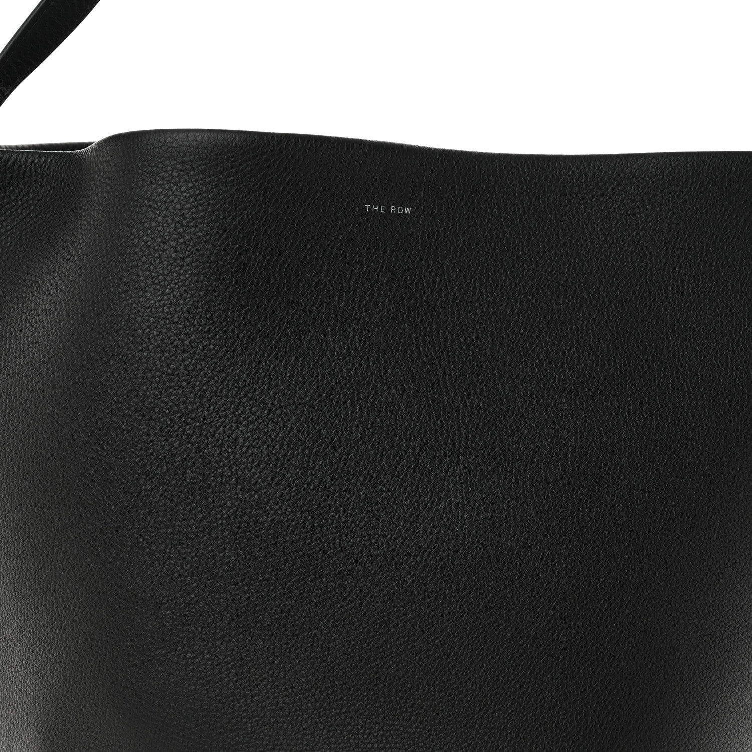 The Row Grained Calfskin Large N/S Park Tote Black 8 of 11