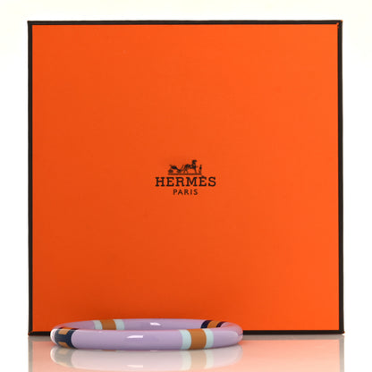 Hermes Lacquered Wood H Equipe PM Bangle Bracelet T1 5 of 5