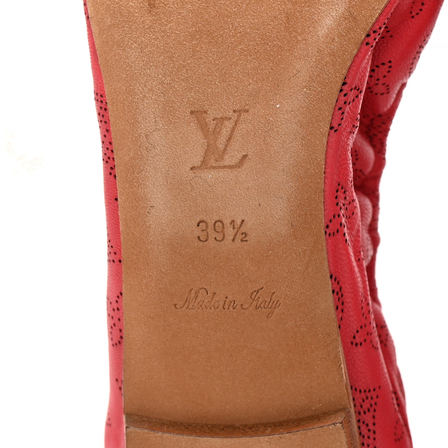 Mahina Elba Ballet Flats 39.5 Red
