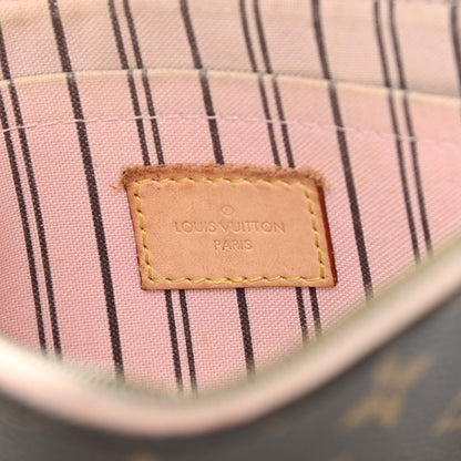Louis Vuitton Monogram Saint Barth Neverfull MM GM Pochette Rose Ballerine 6 of 11