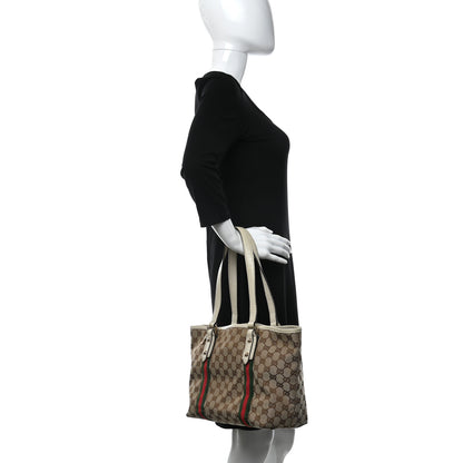 Gucci Monogram Medium Jolicoeur Tote Beige 2 of 18