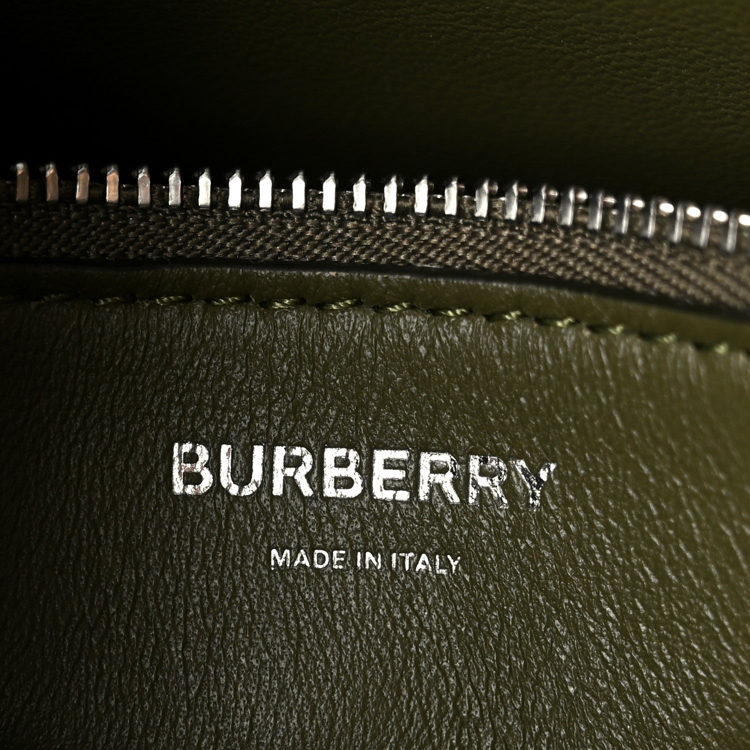 Burberry Calfskin Camouflage Mini Pocket Bag Green 6 of 13