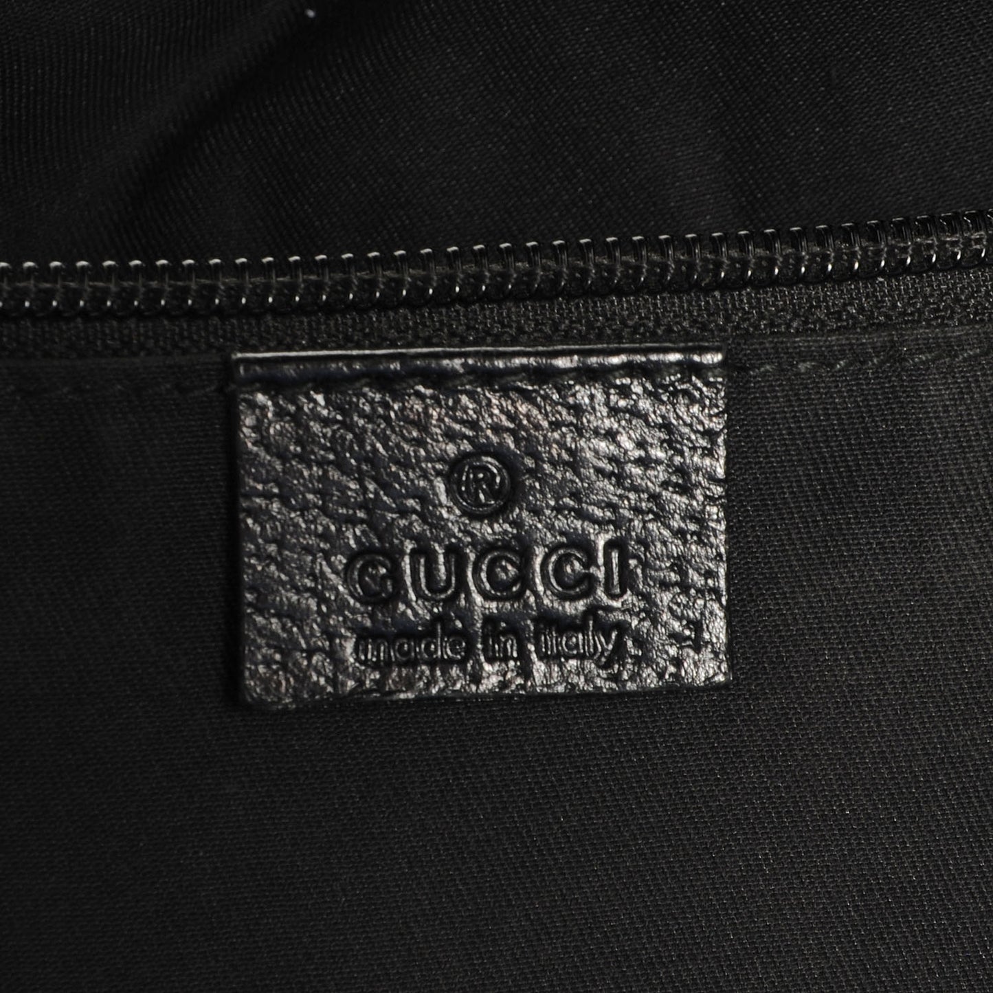 GG Monogram Large Web Handle Vertical Tote Black
