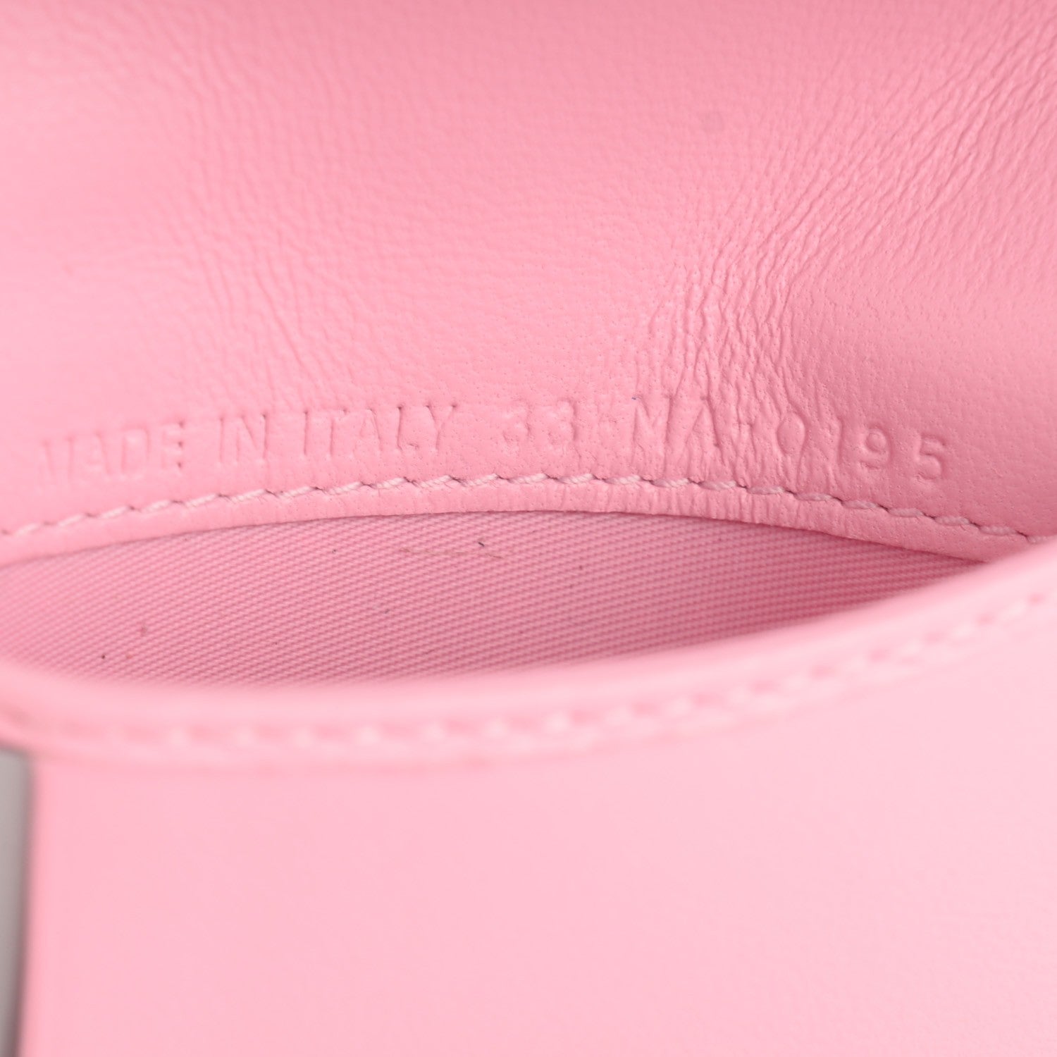 Christian Dior Lambskin Cannage Bi-Color Small Lady Dior Flap Card Holder Black Pink 6 of 6