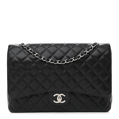 Chanel Caviar Quilted Maxi Double Flap Black 1 of 10