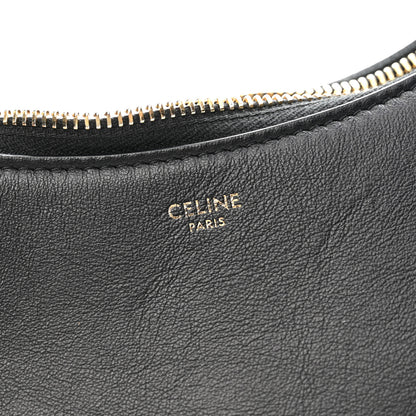 Celine Smooth Calfskin Medium Strap Ava Shoulder Bag Black Tan 6 of 12