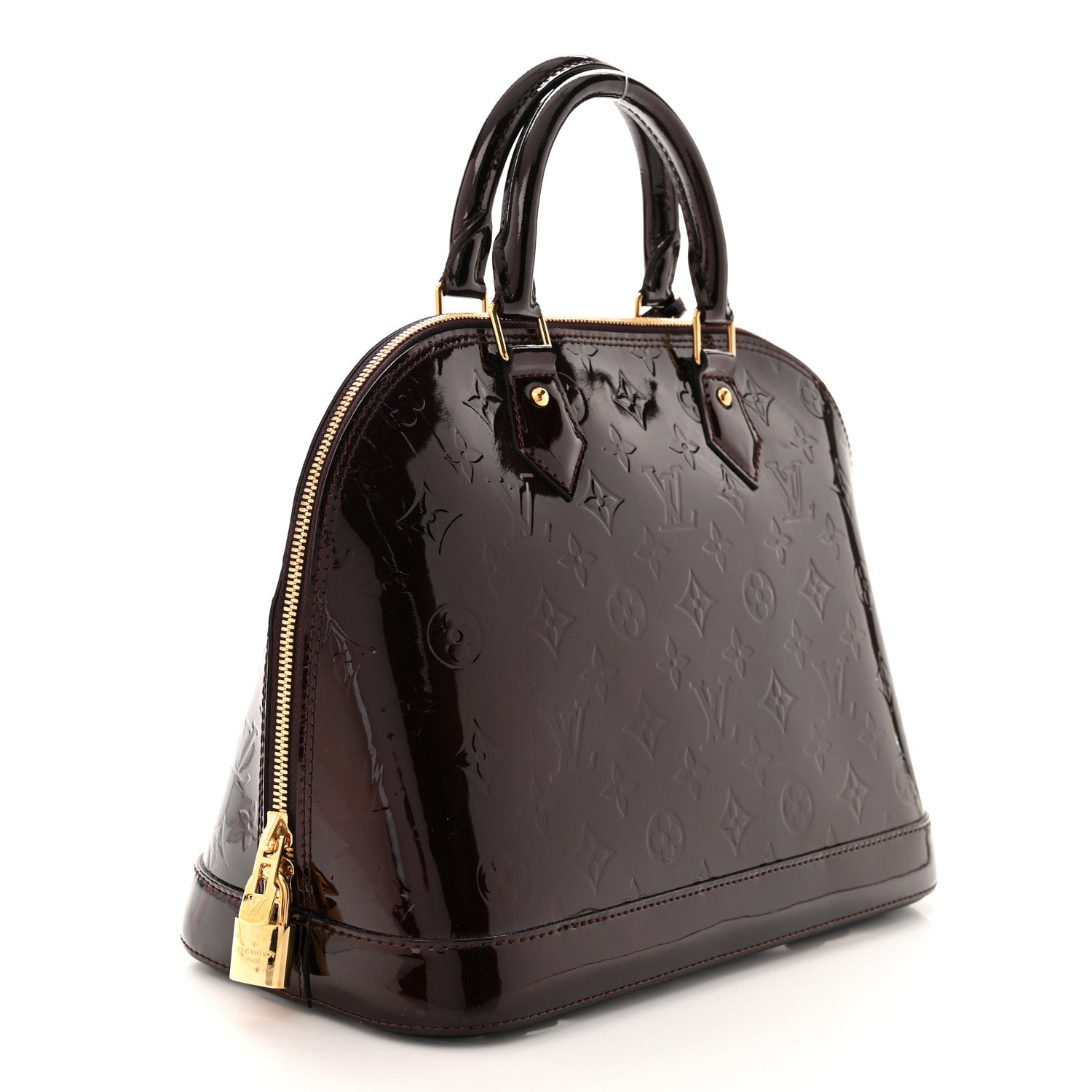 Louis Vuitton Vernis Alma PM Amarante 3 of 10