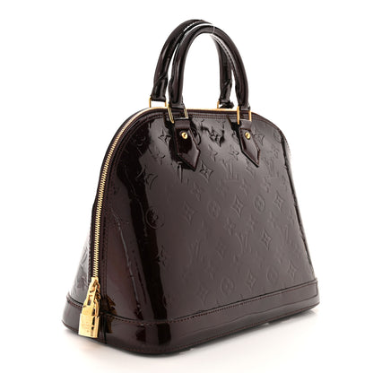 Louis Vuitton Vernis Alma PM Amarante 3 of 10