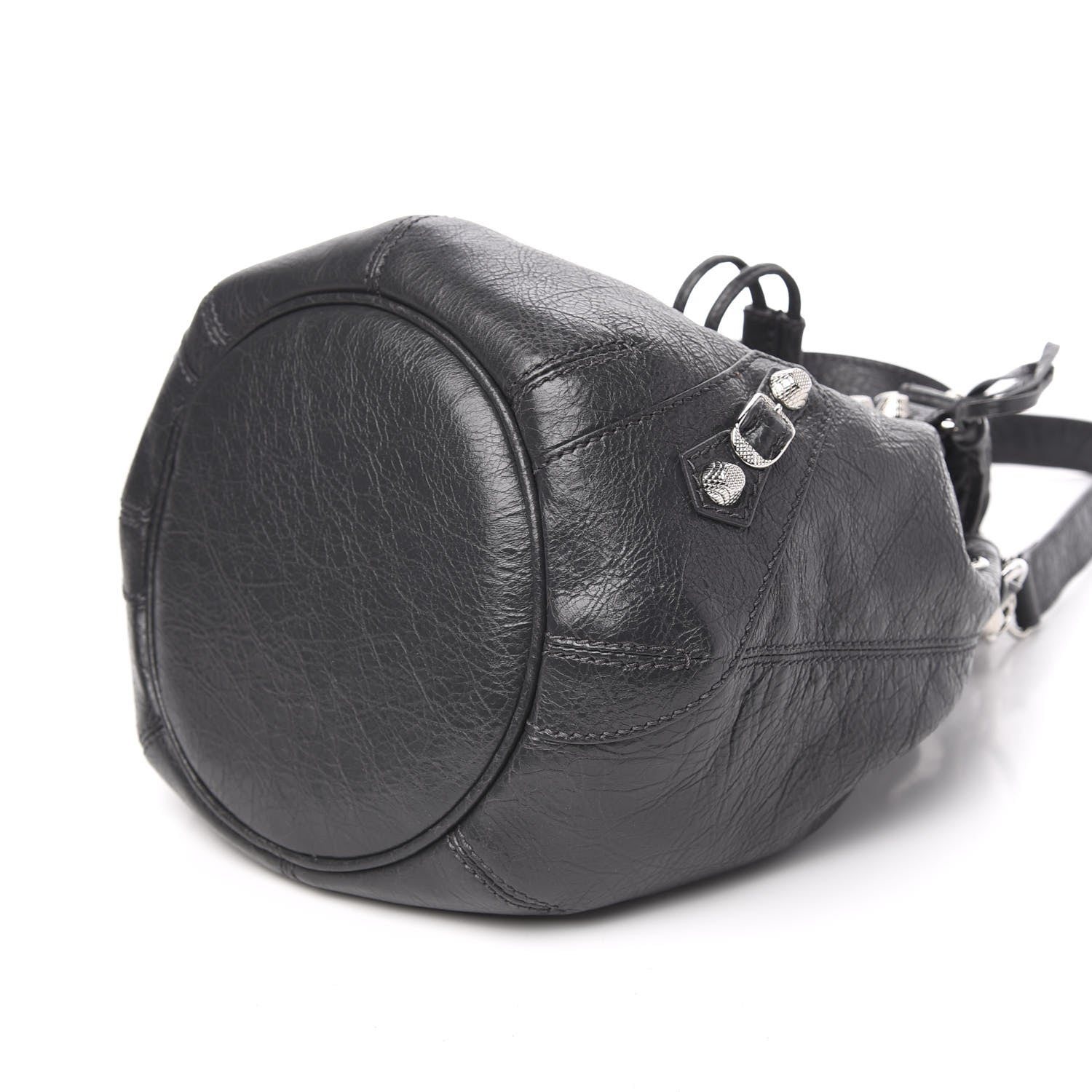 Balenciaga Agneau Giant 12 Silver Hardware Mini Pompon Gris Fossile 9 of 10