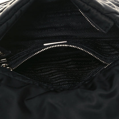 Prada Re-Nylon Quilted Padded Flap Shoulder Bag Black 4 of 10