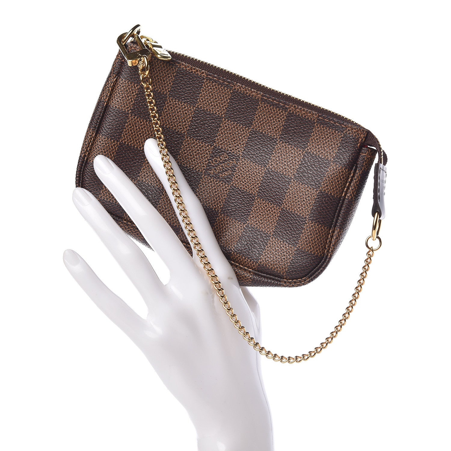 Louis Vuitton Damier Ebene Mini Pochette Accessories 2 of 8