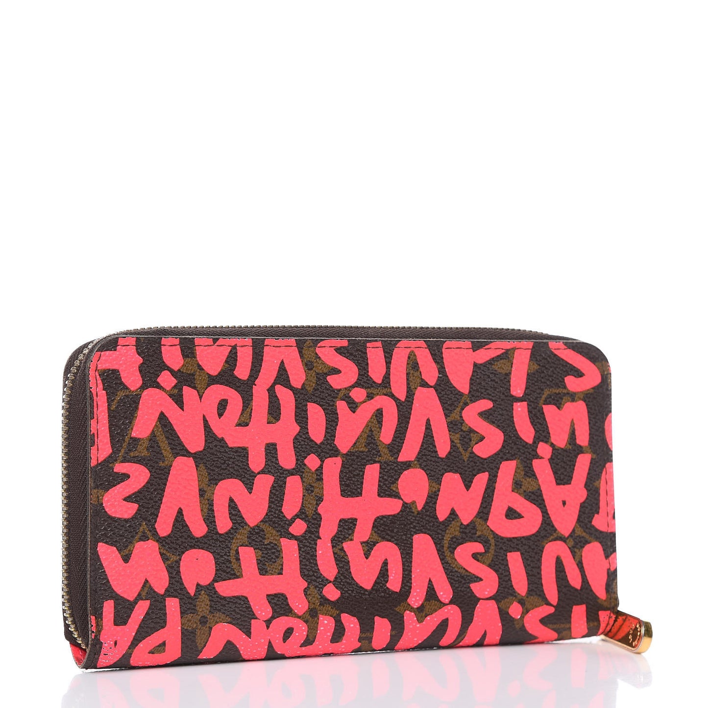 Monogram Graffiti Zippy Wallet Fuchsia