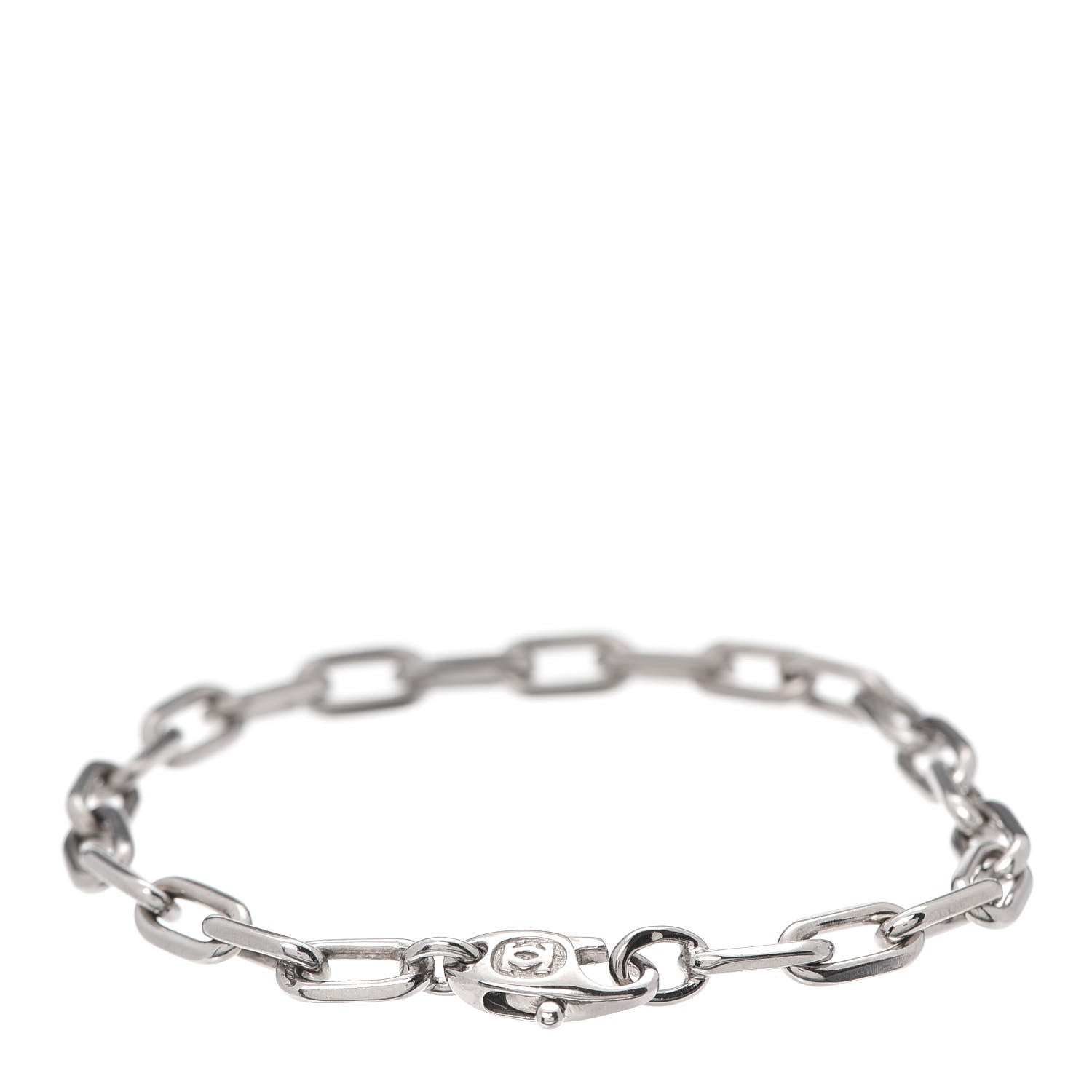 Cartier 18K White Gold Spartacus Chain Bracelet 3 of 5