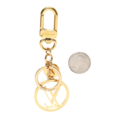 Louis Vuitton LV Circle Bag Charm Key Holder Gold 2 of 3