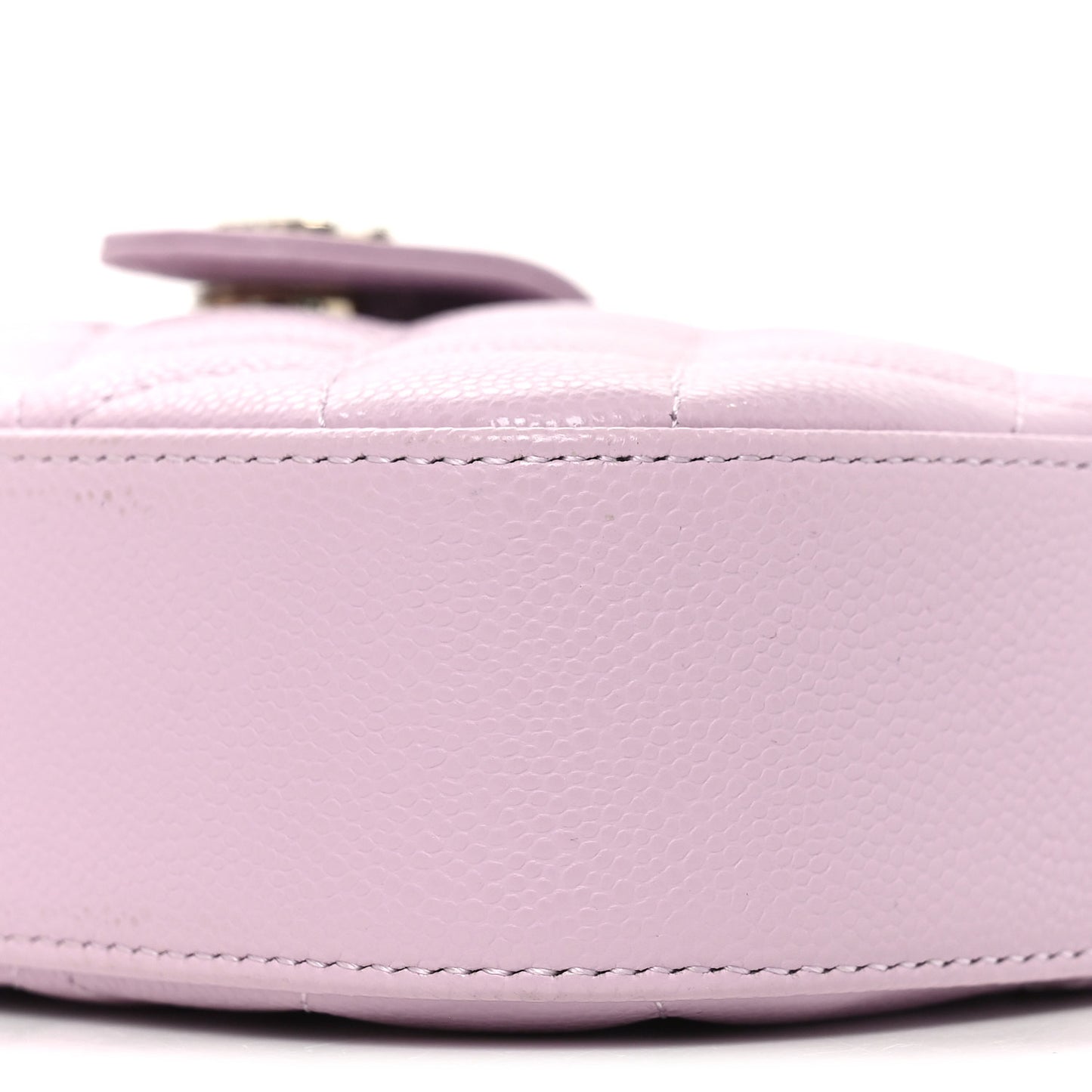 Caviar Quilted Chain Camera Bag Light Purple