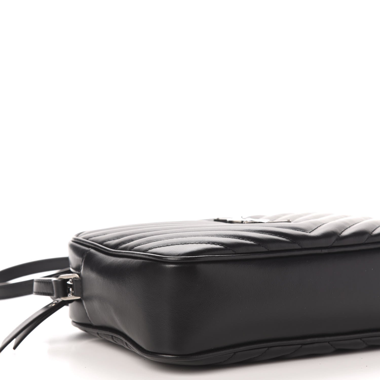 Saint Laurent Calfskin Matelasse Monogram Lou Camera Bag Black 8 of 10