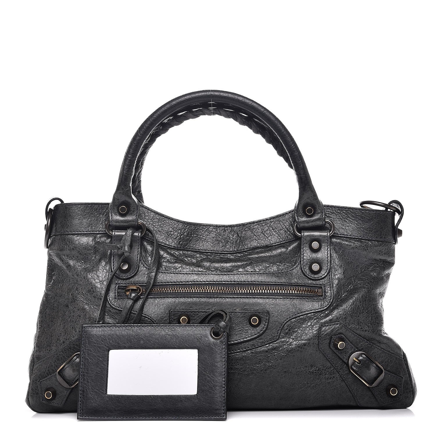 Balenciaga Agneau Classic Hardware First Anthracite 1 of 8