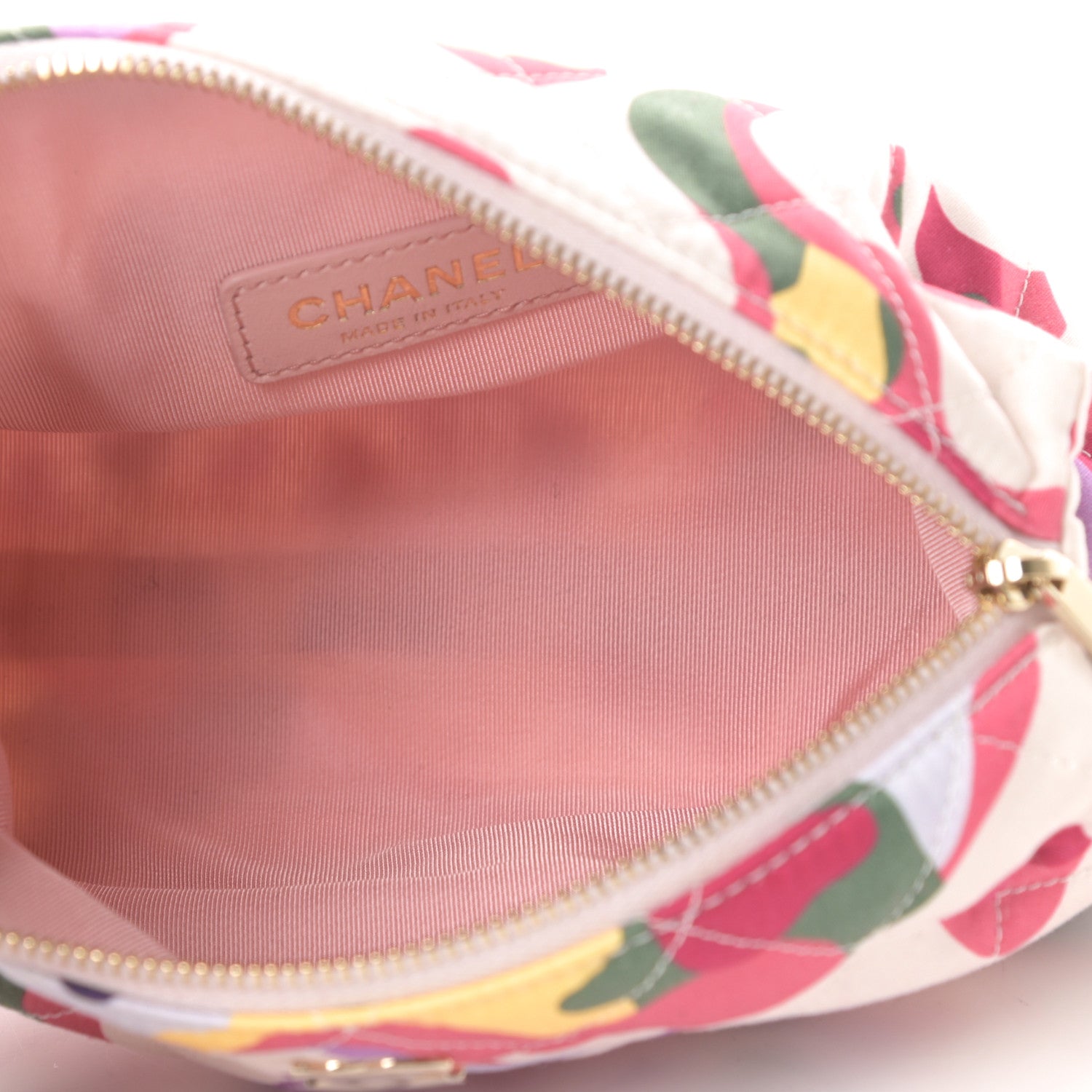 Chanel Lambskin Sea Through Flap Black Multicolor 7 of 13