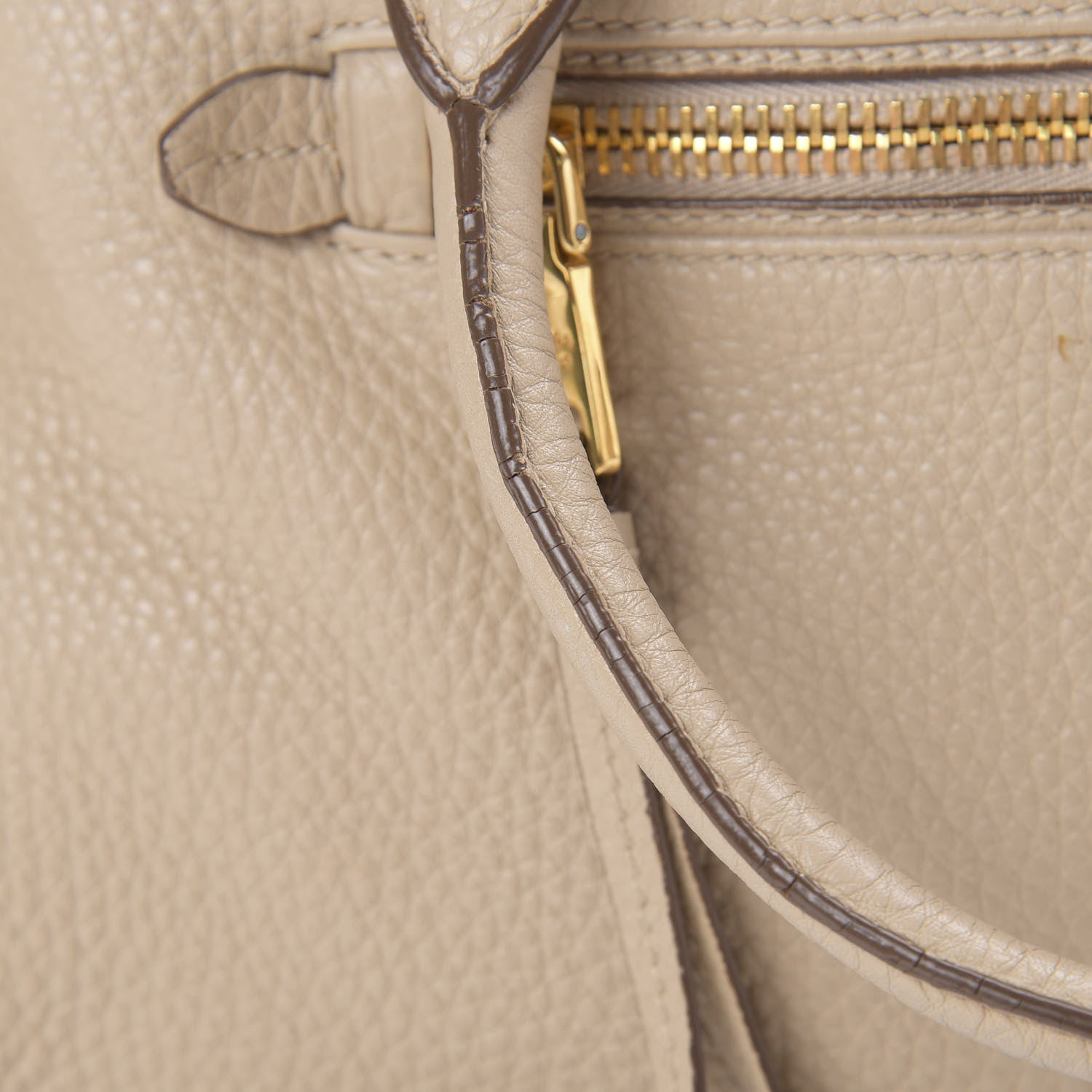 Prada Vitello Daino Shopping Satchel Cammeo 18 of 21