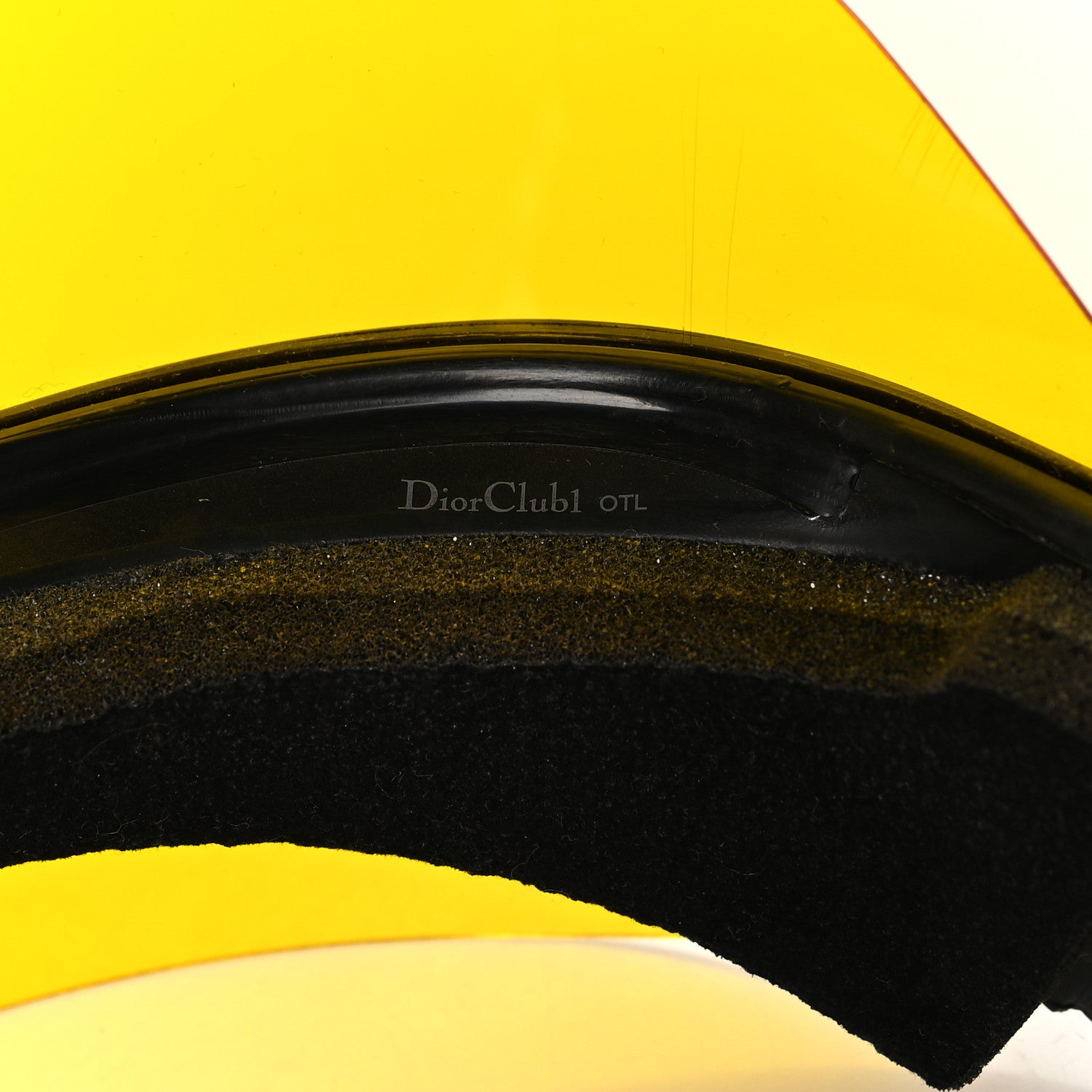Christian Dior DiorClub1 Sun Visor Yellow 8 of 9