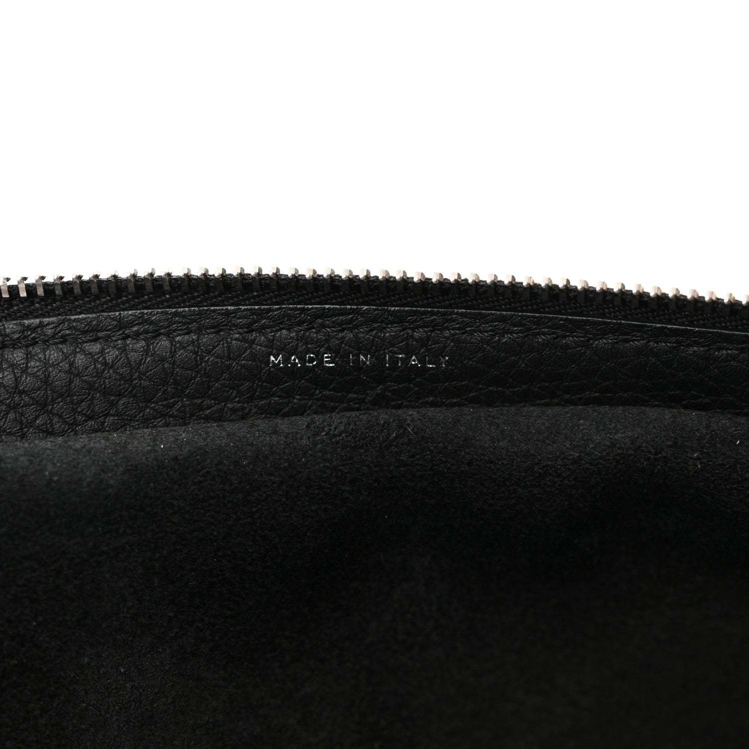 The Row Grained Calfskin Large Slouchy Banana Bag Black 6 of 11