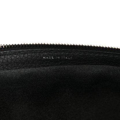 The Row Grained Calfskin Large Slouchy Banana Bag Black 6 of 11