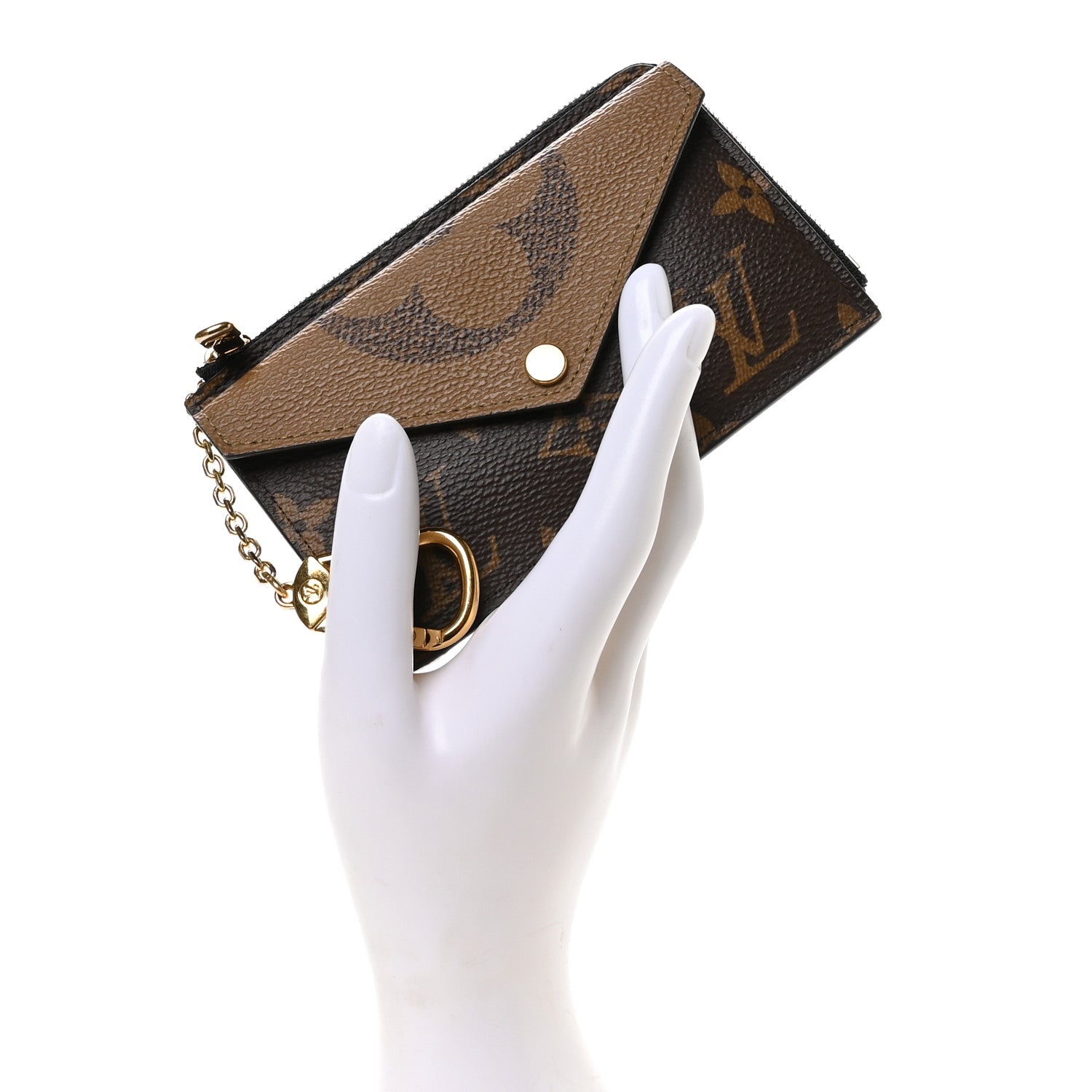 Louis Vuitton Reverse Monogram Recto Verso Card Holder Brown 2 of 6