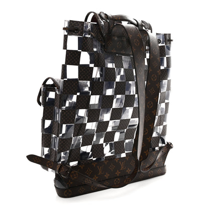 Louis Vuitton PVC Monogram Chess Christopher Backpack 3 of 9