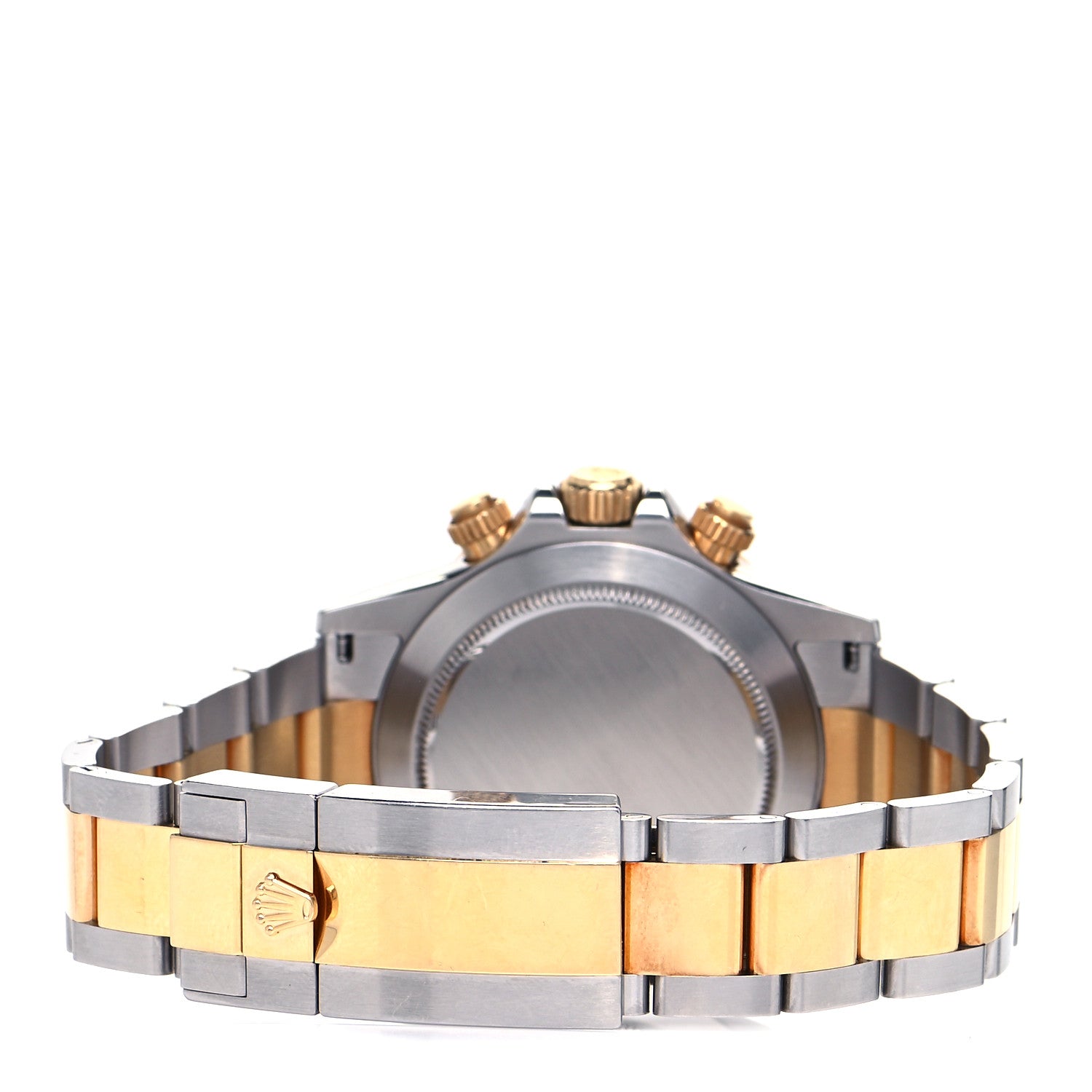 Rolex Stainless Steel 18K Yellow Gold 40mm Oyster Perpetual Cosmograph Daytona Watch Black 116523 3 of 4