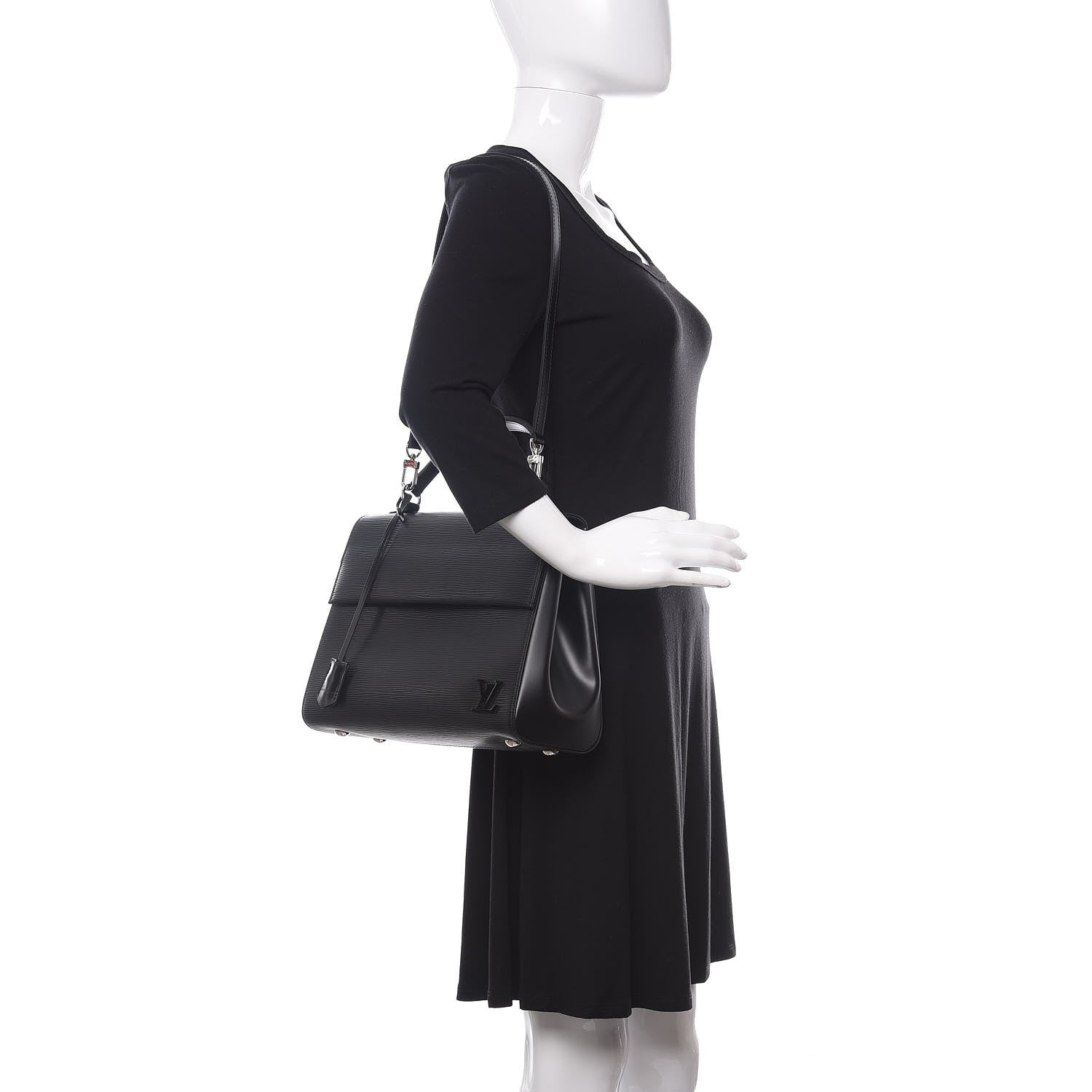 Louis Vuitton Epi Cluny MM Black 2 of 10