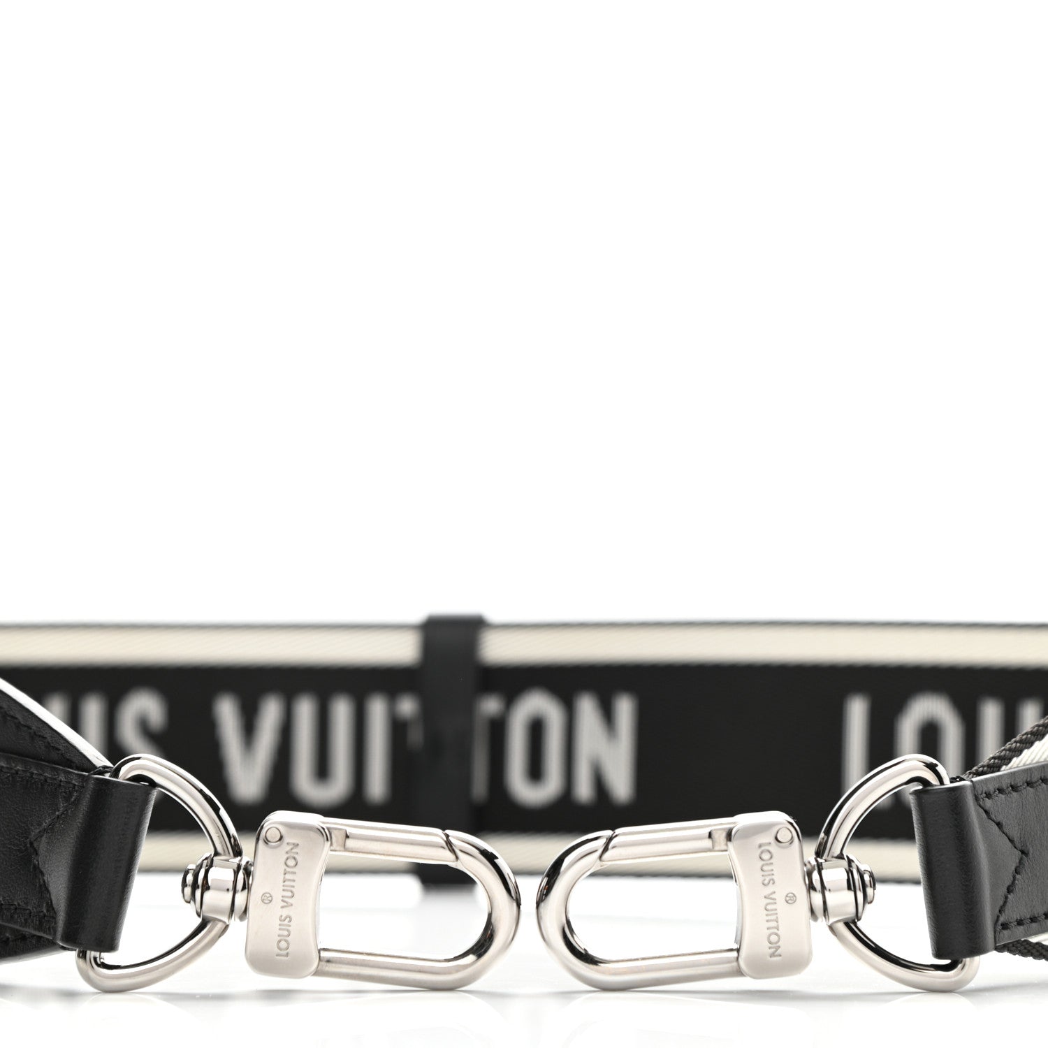 Louis Vuitton Nylon Jacquard Sporty Bandouliere Shoulder Strap Black 3 of 5
