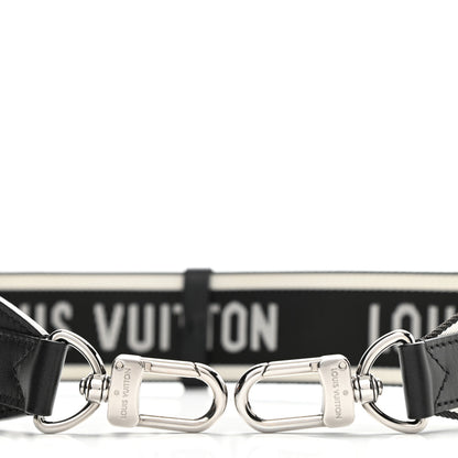 Louis Vuitton Nylon Jacquard Sporty Bandouliere Shoulder Strap Black 3 of 5