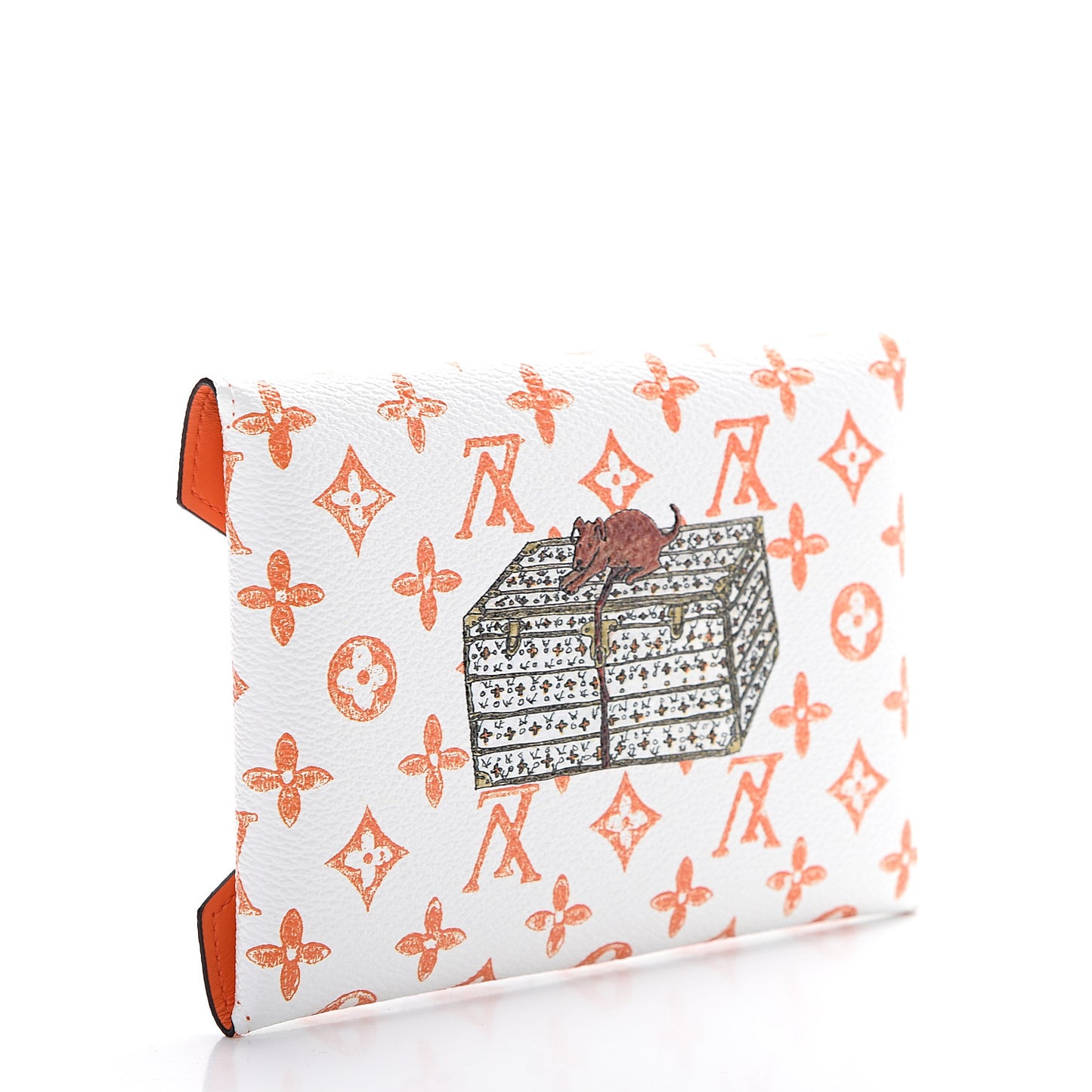 Catogram Medium Kirigami Pochette White