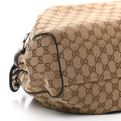 Gucci Monogram Medium Sukey Tote Dark Brown 9 of 13