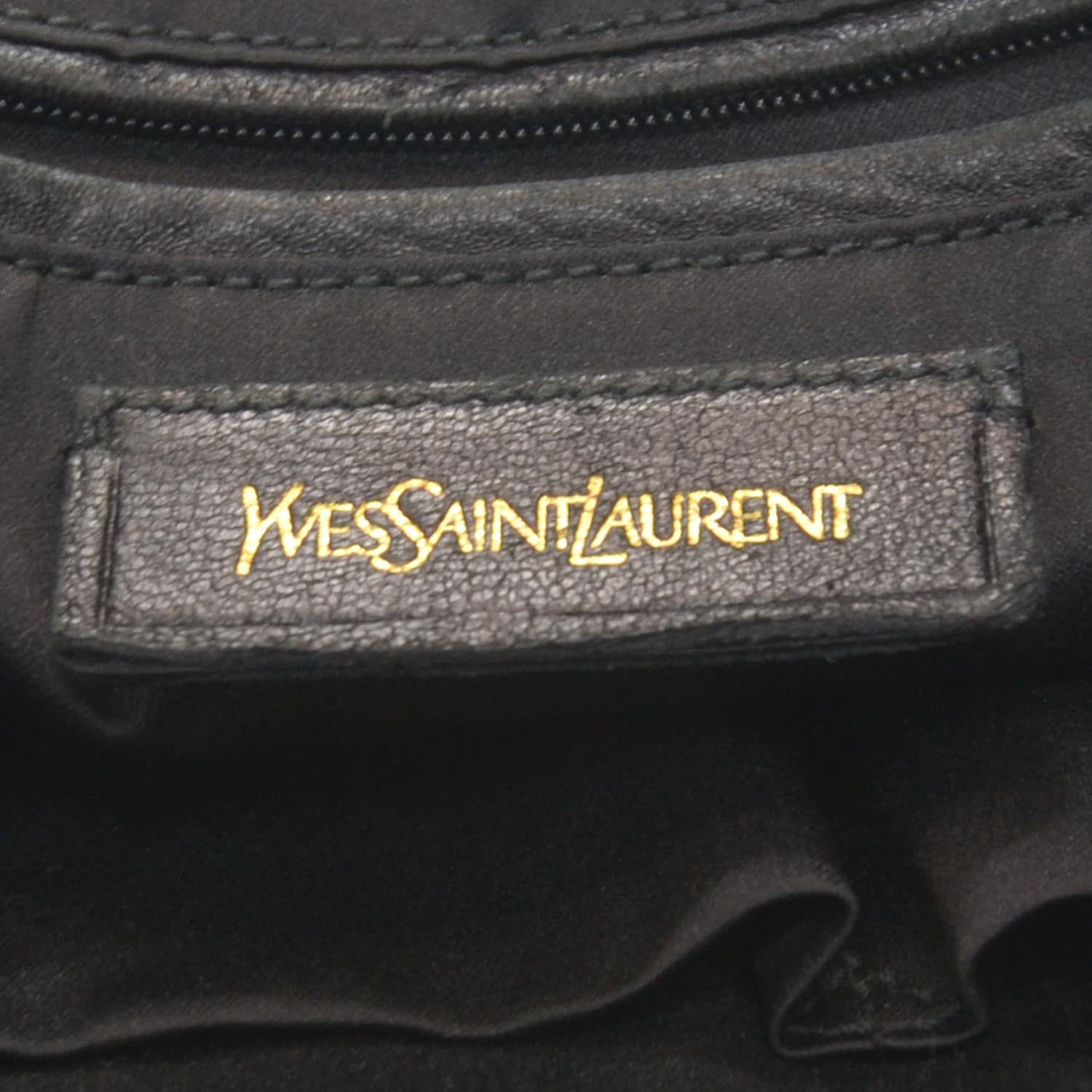 Saint Laurent Leather Large Muse Gray 6 of 7