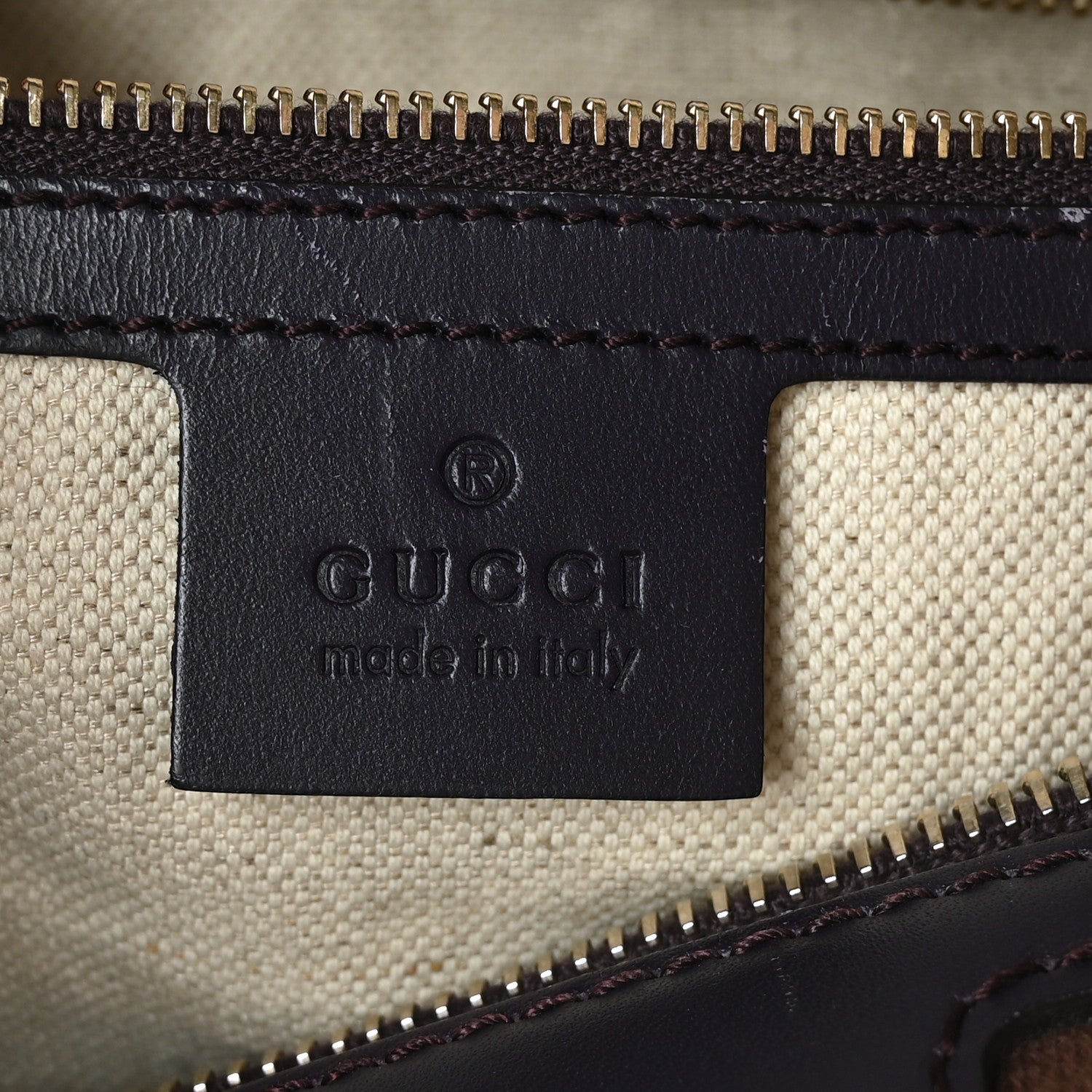 Gucci Monogram Vintage Web Medium Boston Dark Purple 6 of 11