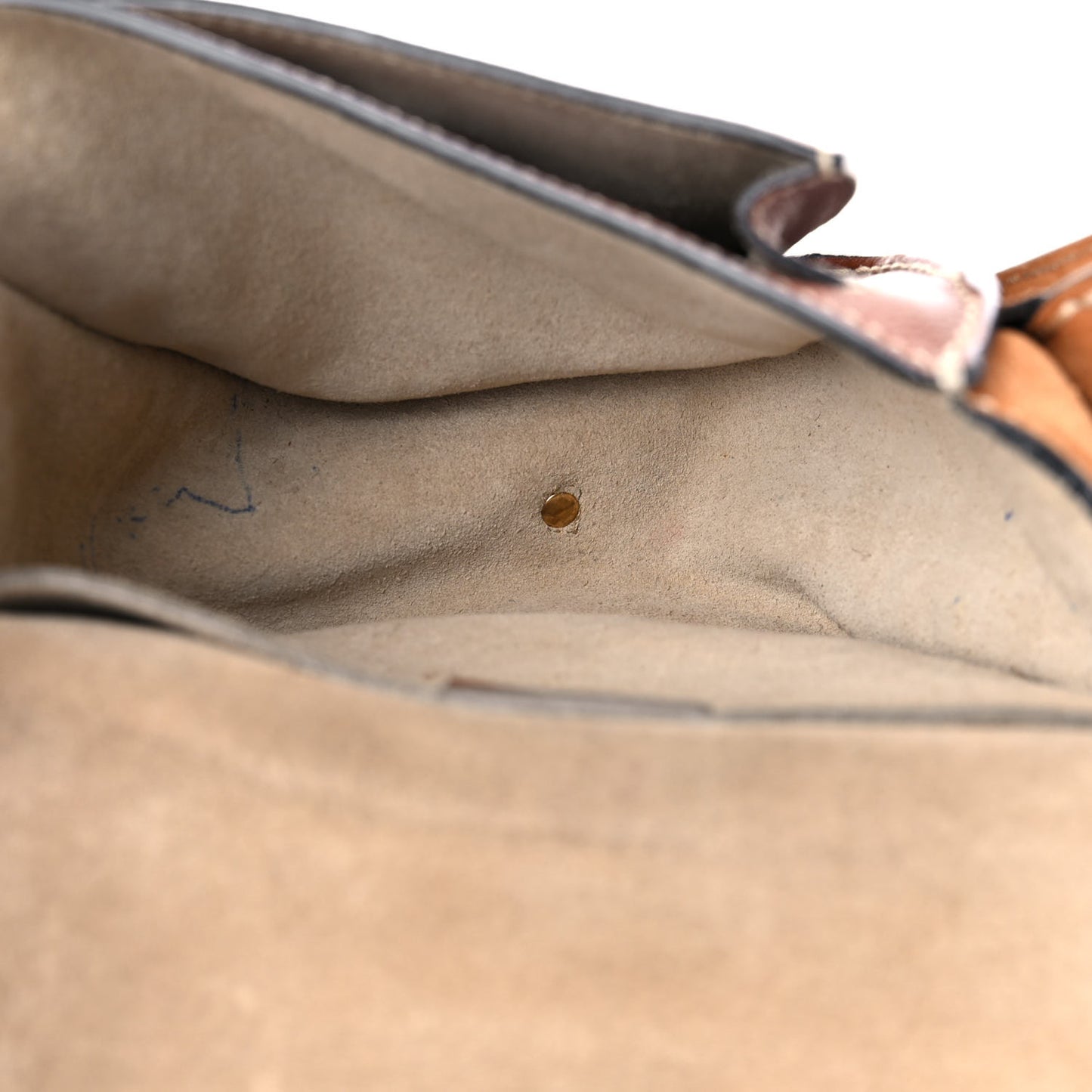 Calfskin Suede Small Jodie Camera Bag Caramel