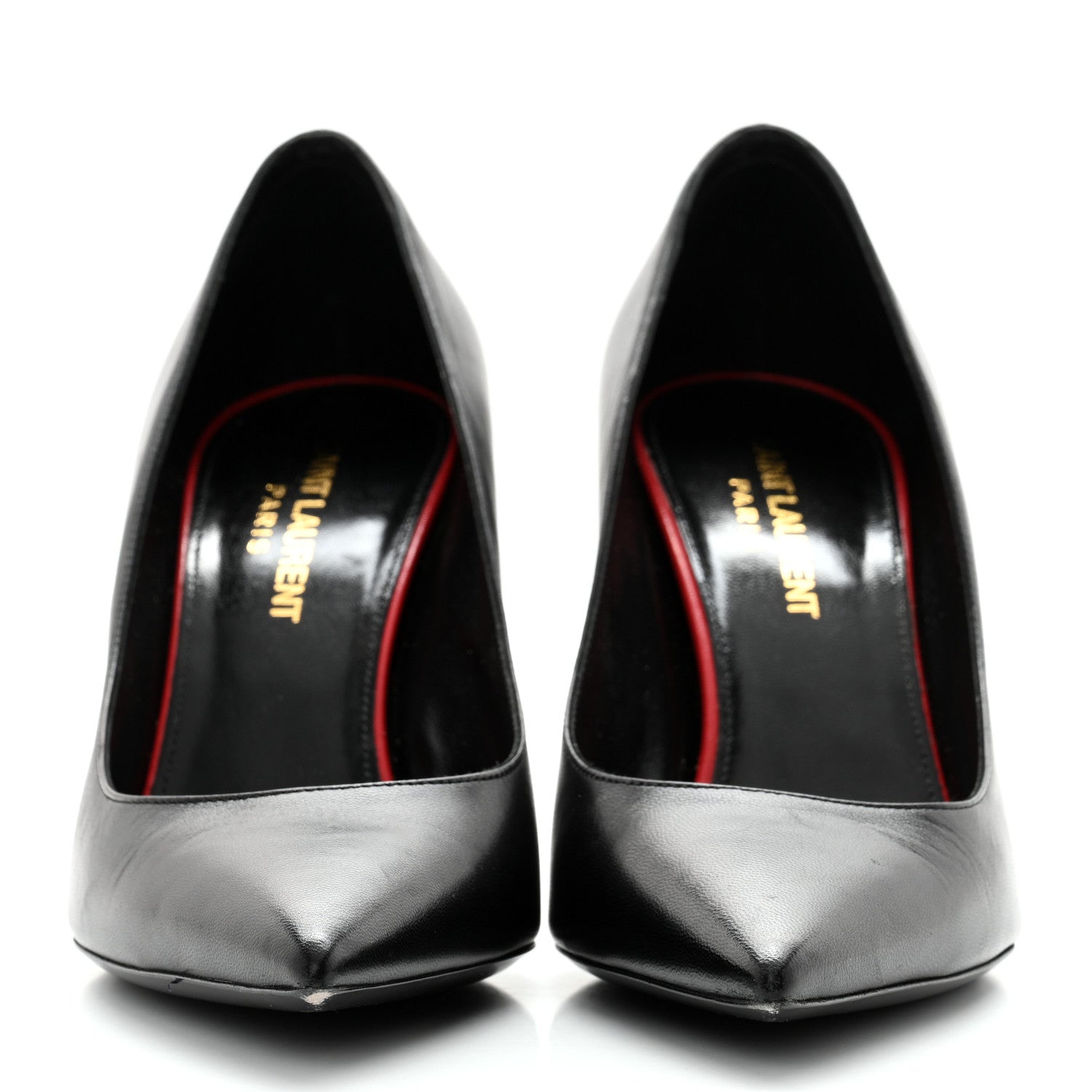Saint Laurent Kitten Heel Pumps 36 Black 2 of 9