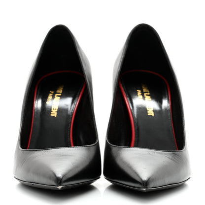 Saint Laurent Kitten Heel Pumps 36 Black 2 of 9