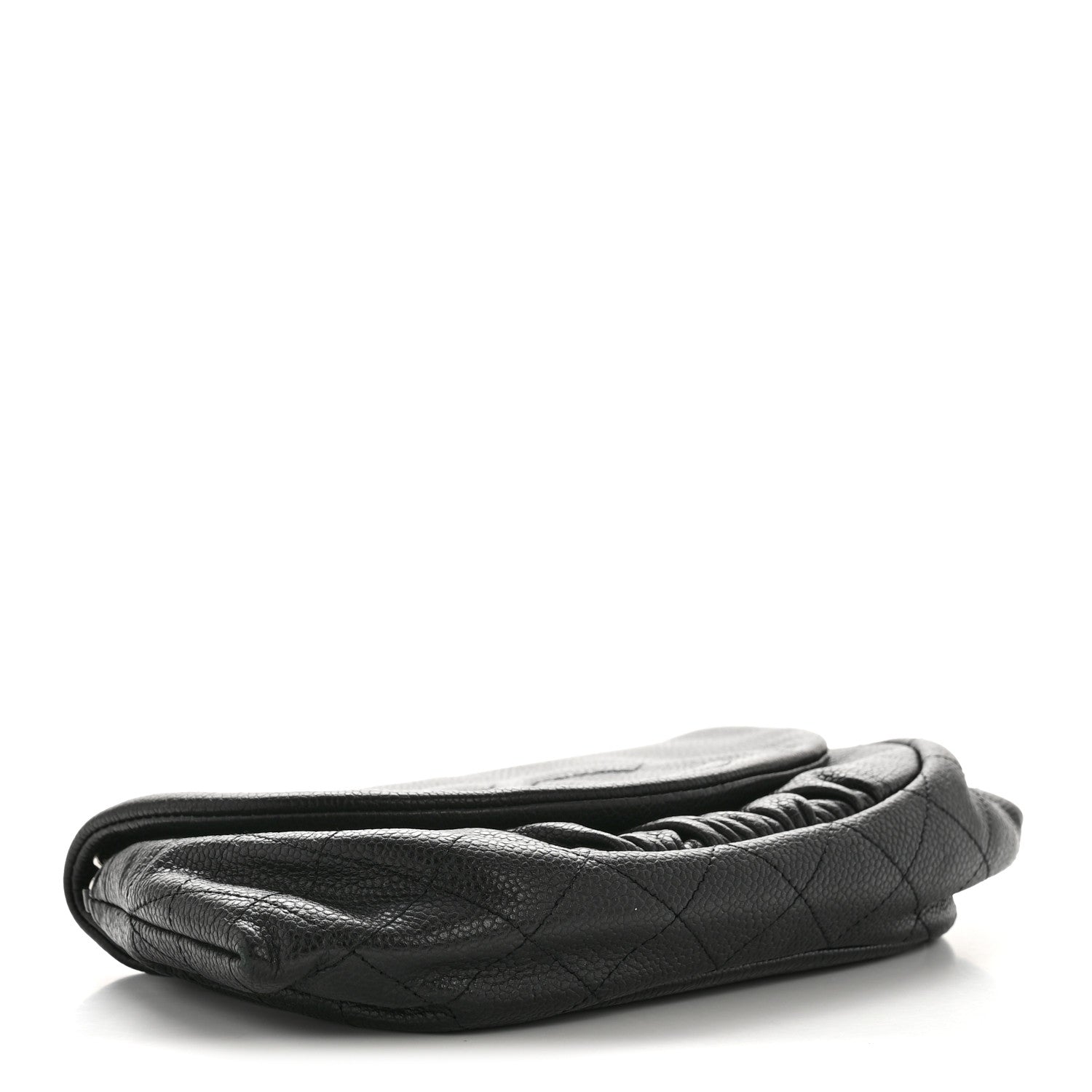 Chanel Caviar Half Moon Wallet On Chain WOC Black 5 of 14