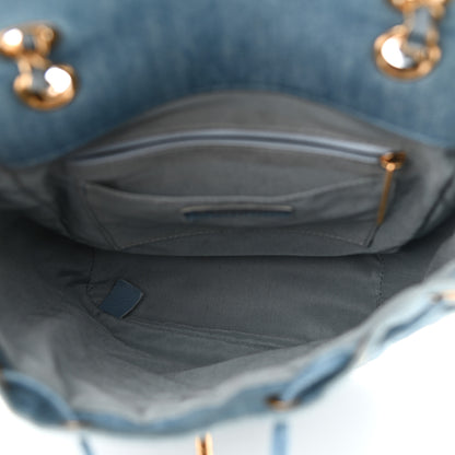 Chanel Washed Denim Quilted Small Urban Spirit Backpack Light Blue 5 of 10