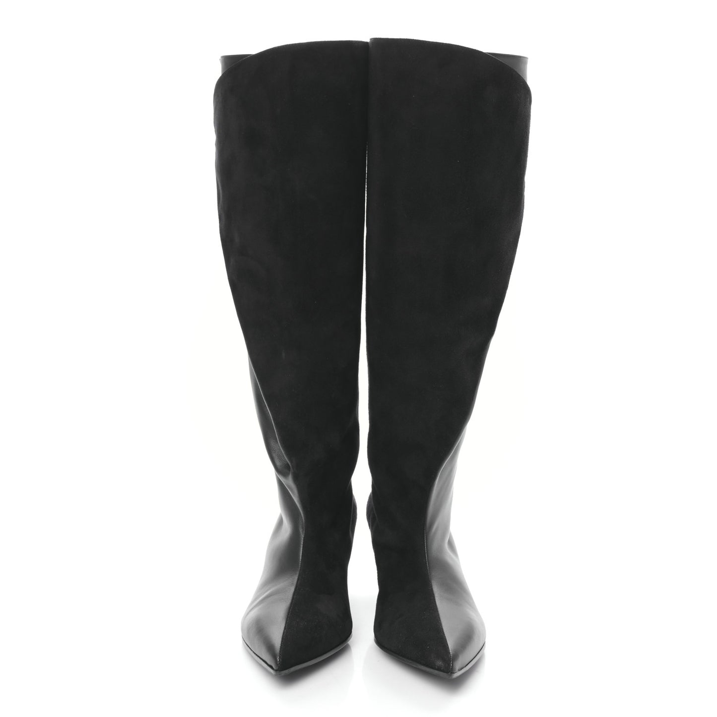 Suede Goatskin Calfskin Hilona 55 Ankle Boots 37.5 Black