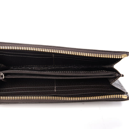 Gucci Metallic Monogram Zip Around Wallet Brown 4 of 6