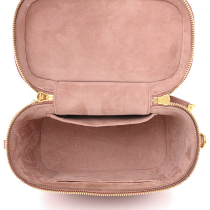 Christian Dior Lambskin Cannage Small Diortravel Vanity Case Pink 5 of 12